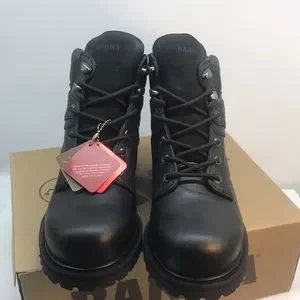 RANNA | Shoes | Ranna Men Leather Work Utility Black Boot  display picture 2
